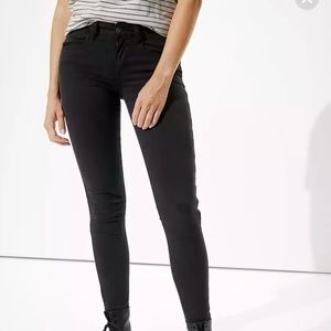 American Eagle Low rise Jegging Navy 12 short